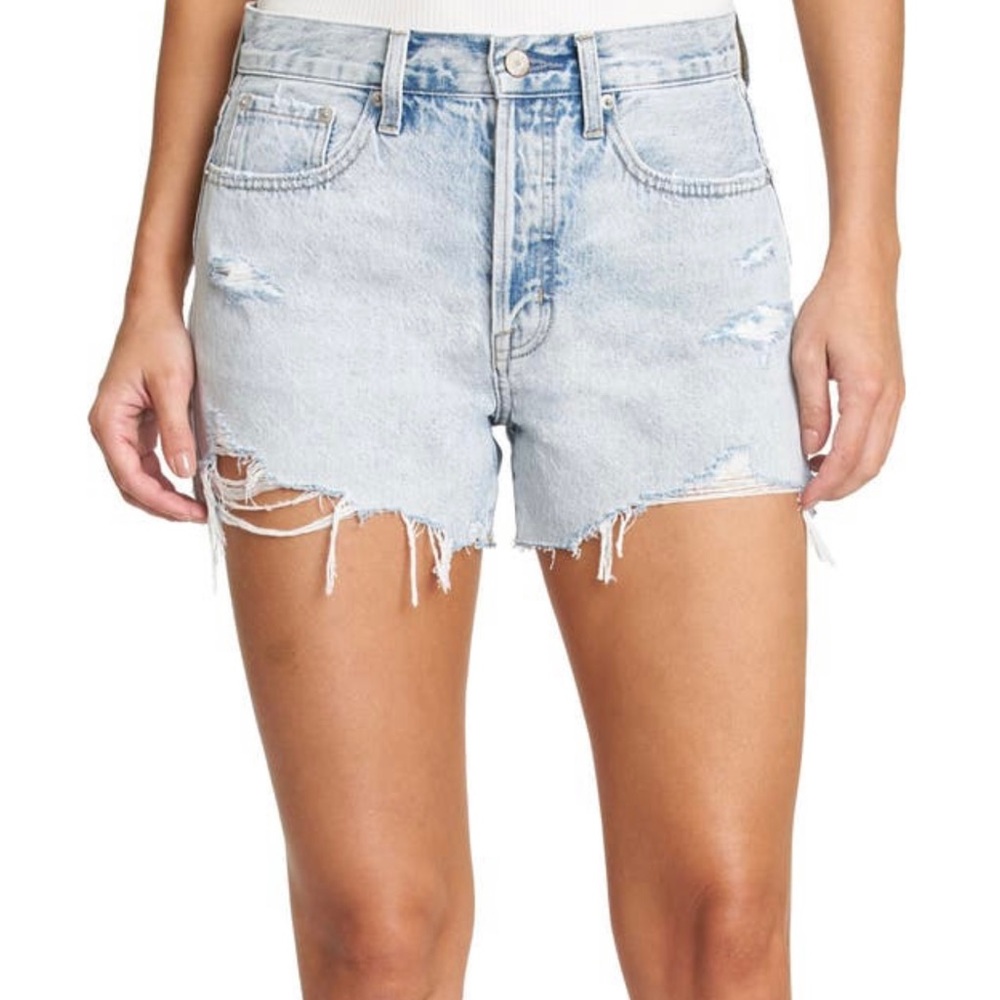 PISTOLA NOVA RELAXED HIGH RISE CUT OFF - MOONLIGHT